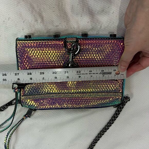 Rebecca Minkoff Mini Mac Metallic Textures Crossbody - Picture 4 of 7